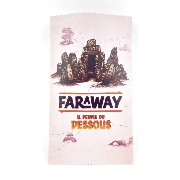 Jeu de société anglais FARAWAY |   Jeu de base de 113 cartes | Extension de 17 cartes | Jeu de fête 