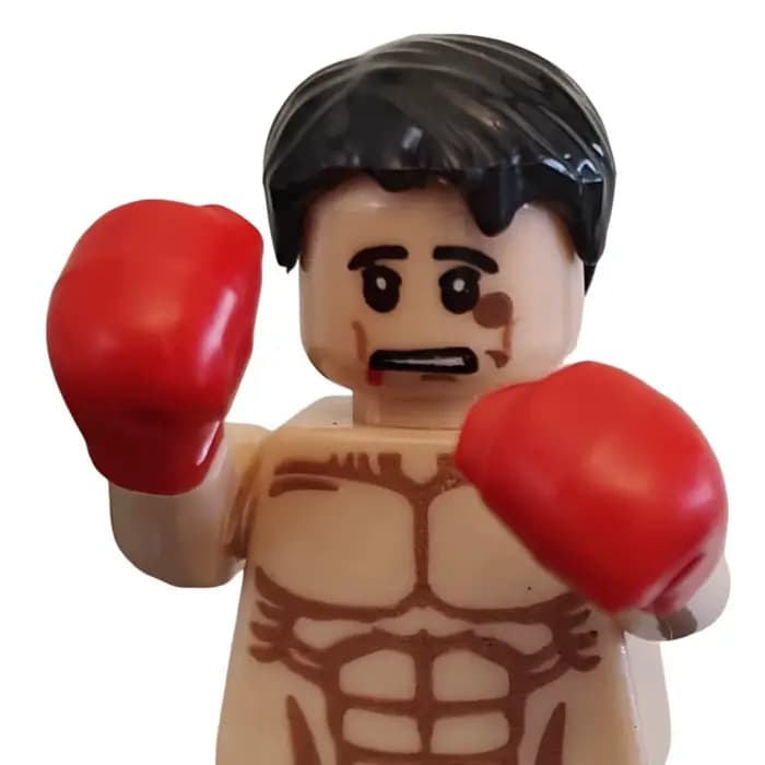 KF976 blocs de construction de Champion du roi de boxe, Mini jouets figurines d'action