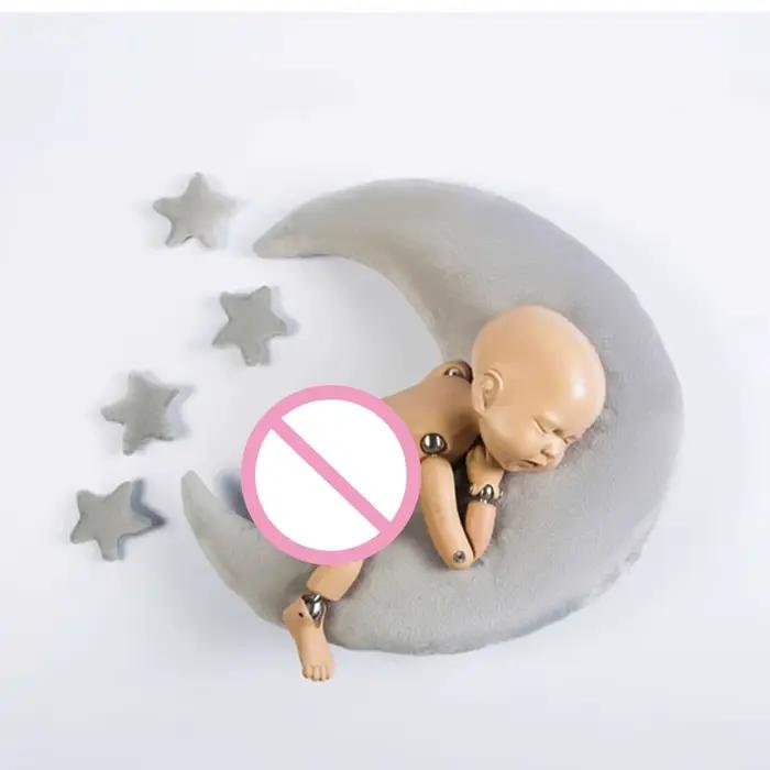 Mannequin de pose réaliste pour nouveau-né, accessoire de photographie articulé réglable pour salons