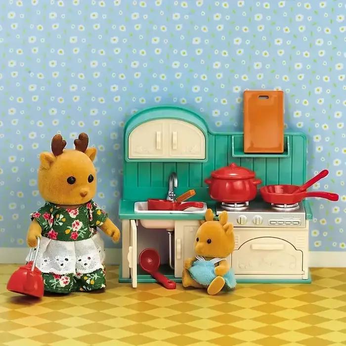 Meubles miniatures forêt, cuisine familiale, jouet, Table à manger, accessoires pour maison de poupé
