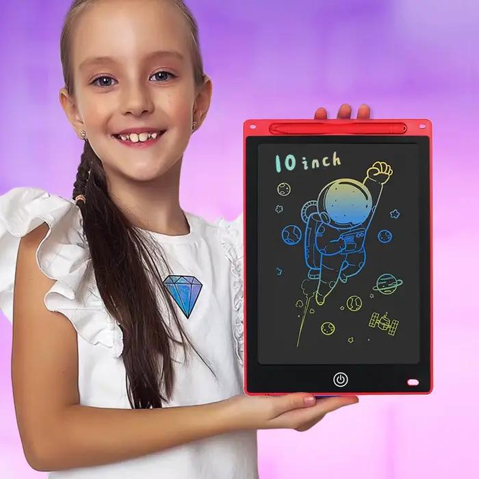 Tableau d'écriture de 10 pouces, tablette à dessin, écran LCD, tablette graphique numérique, bloc d'