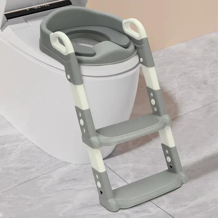 NOUVEAU Siège de toilette avec échelle, 2 marches, Siège de toilette, Siège de toilette avec échelle