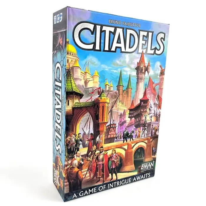 Citadels Édition Révisée Clash, jeu de stratégie de construction de villes médiévales avec jeu de bl
