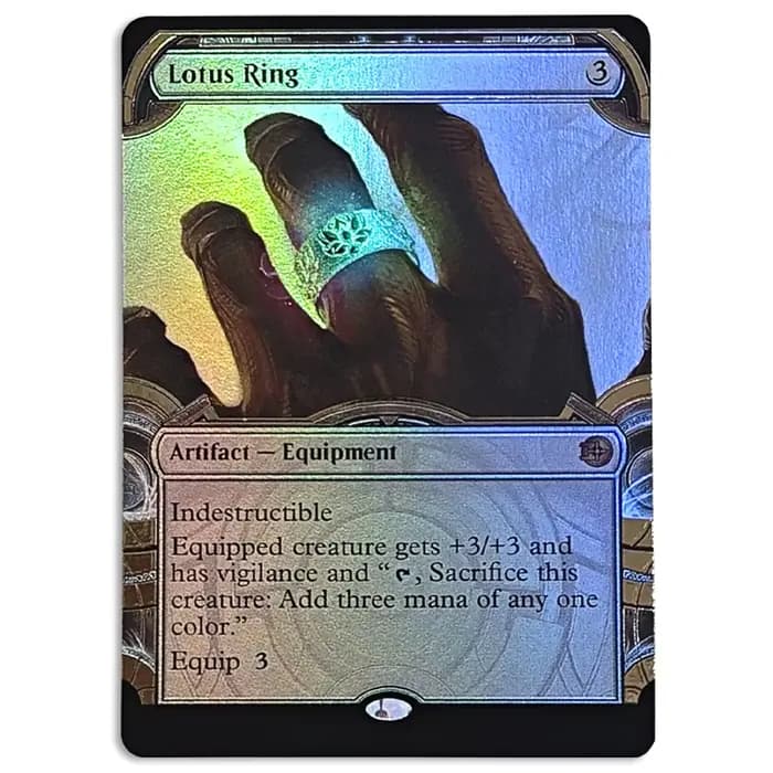 Lotus Ring/Vaultborn Tyrant/Loot, la Clé de Tout/Épée de la Richesse et du Pouvoir - Cartes de jeu T