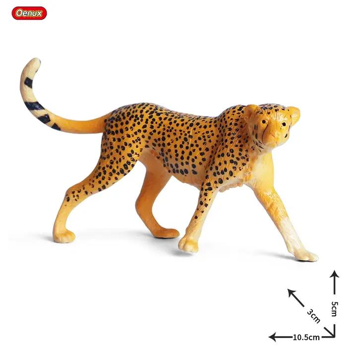 Oenux Zoo World Animal sauvage Lion cerf tigre éléphant modèle figurines d'action ferme chèvre cheva