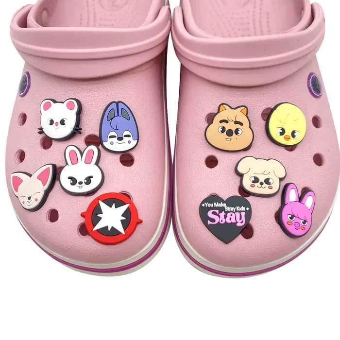10 pièces ensemble Skzoo coréen Stray enfants idole garçon Wolfchan Leebit figurines mignon dessin a