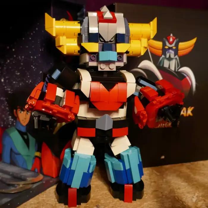 Moc Robot Goldoraked Anime Figure bloc de construction technique Mecha film constructeur modèle briq