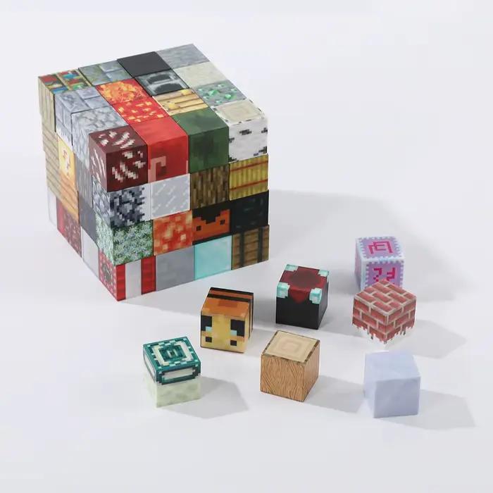 Blocs magnétiques - Construisez votre monde magnétique - Cubes magnétiques - Jouets de construction 