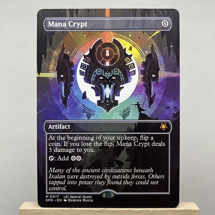 Cartes magiques proxy SPG LCI HOLO4-I01 Tcg, Mana Crypt, seigneur de l'atlantide, trône itinérant, v