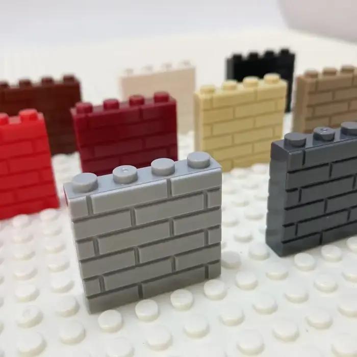 120 pièces bloc de Construction Simulation ville mur brique bloc de Construction modèle accessoires 