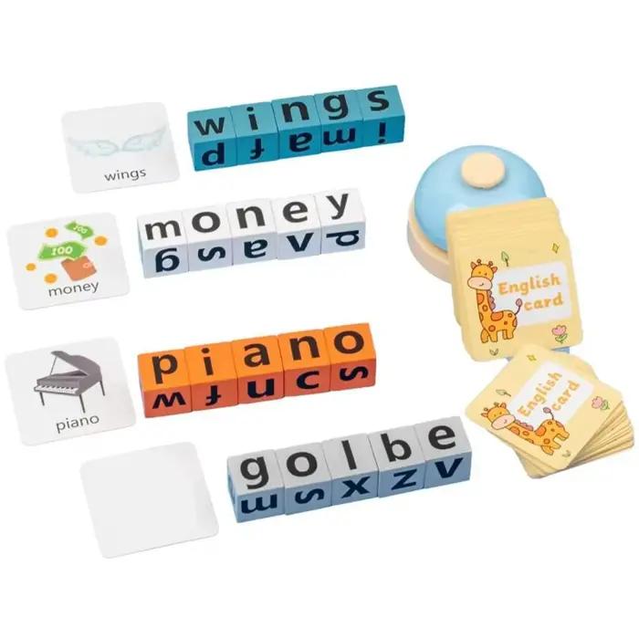 Cartes Flash Alphabet : Jeu d'Orthographe Interactif pour Bébé – Apprentissage des Mots et des Lettr