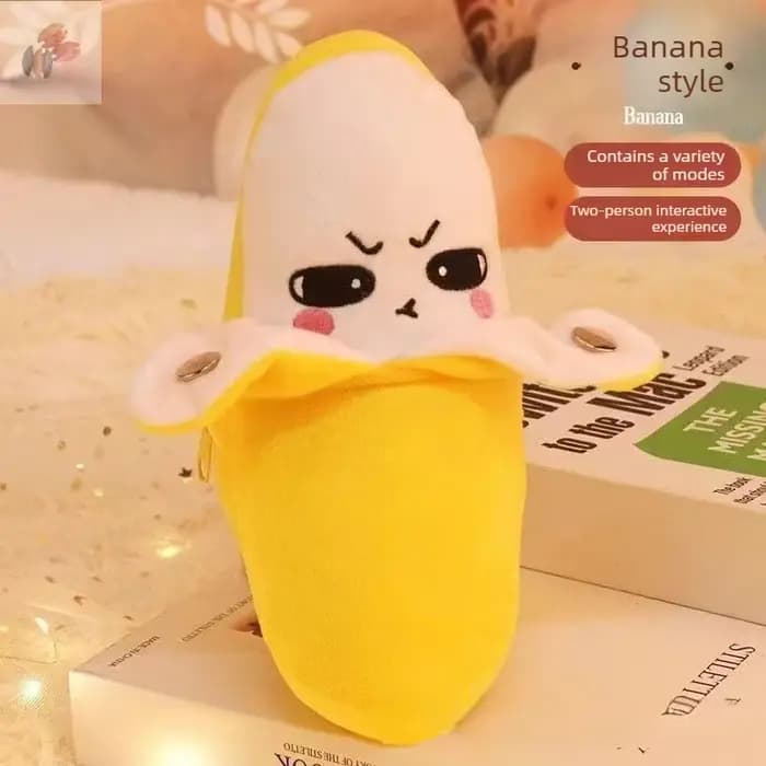Jouet musical créatif pour enfants, poupées banane à induction, jouets Kawaii parent-enfant, jeu sen