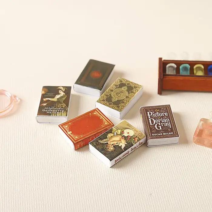 Mini livre de nettoyage de maison de course pour enfants, bande dessinée l'inventaire, jouets de jeu
