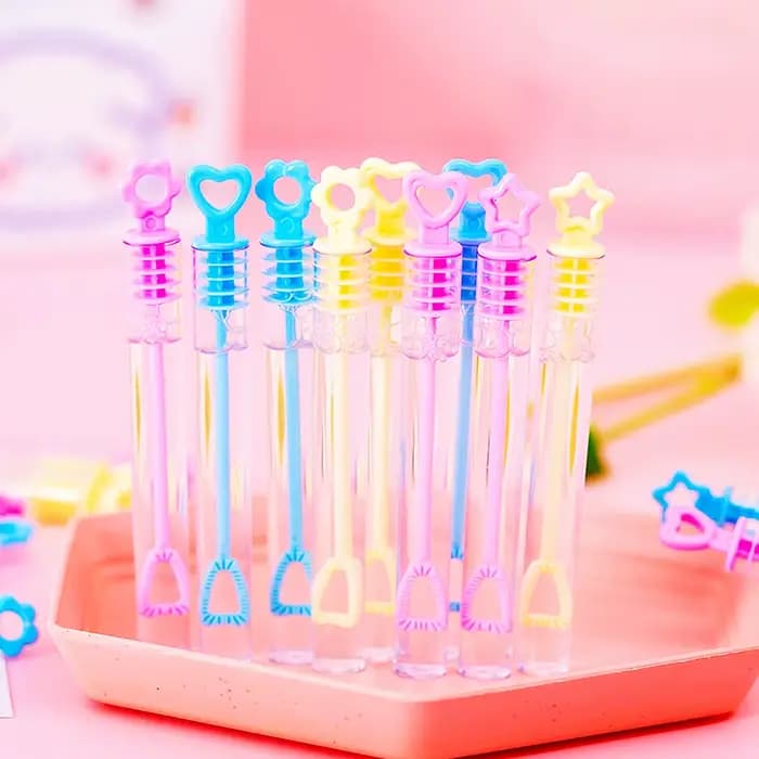 Mini jouet Tube vide à bulles mignonnes, 10 à 30 pièces, cadeaux d'anniversaire pour enfants, cadeau