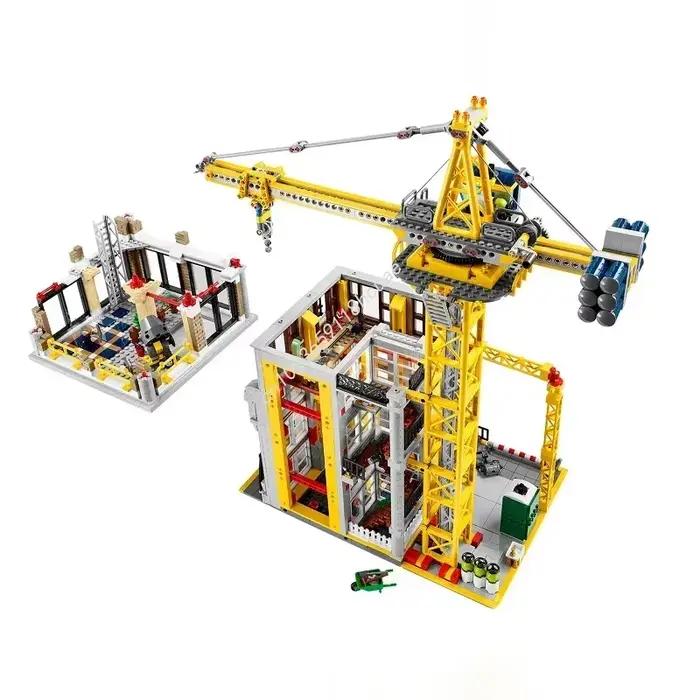 3374 pièces Modèle de chantier modulaire Street View MOC Blocs de construction DIY 910008 Briques éd