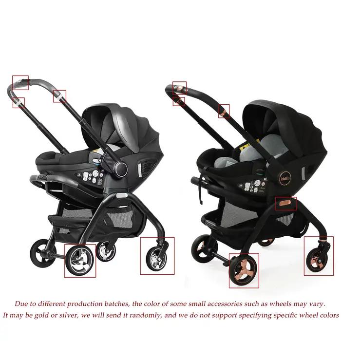 STOCK ue 3IN1 bébé poussette Portable enfant siège de voiture de luxe pliable multi-fonctionnel land