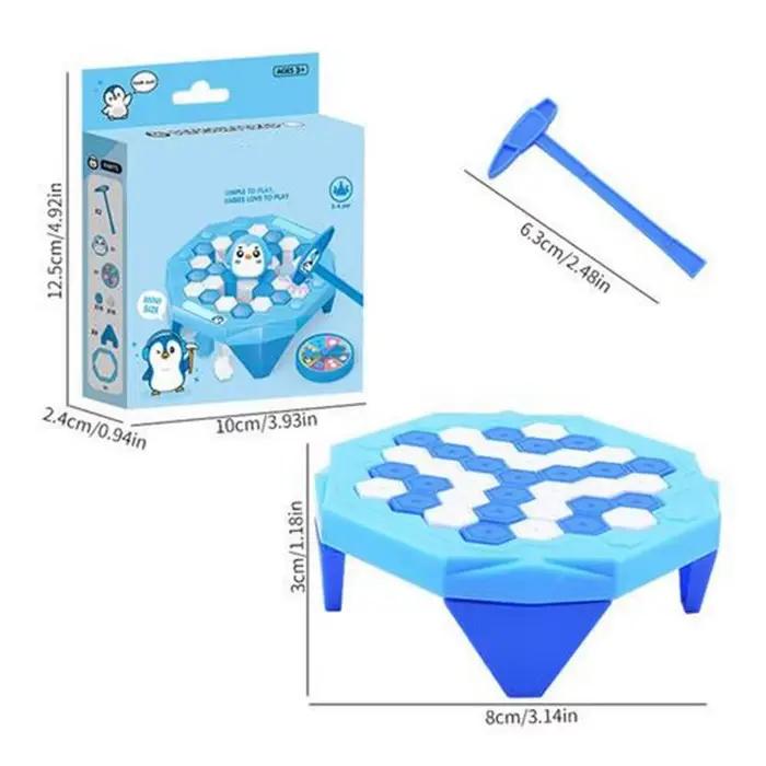 Jeu de brise-glace pingouin ABS, Coordination œil-main, Puzzle défi, jouet de bureau Portable, jeux 