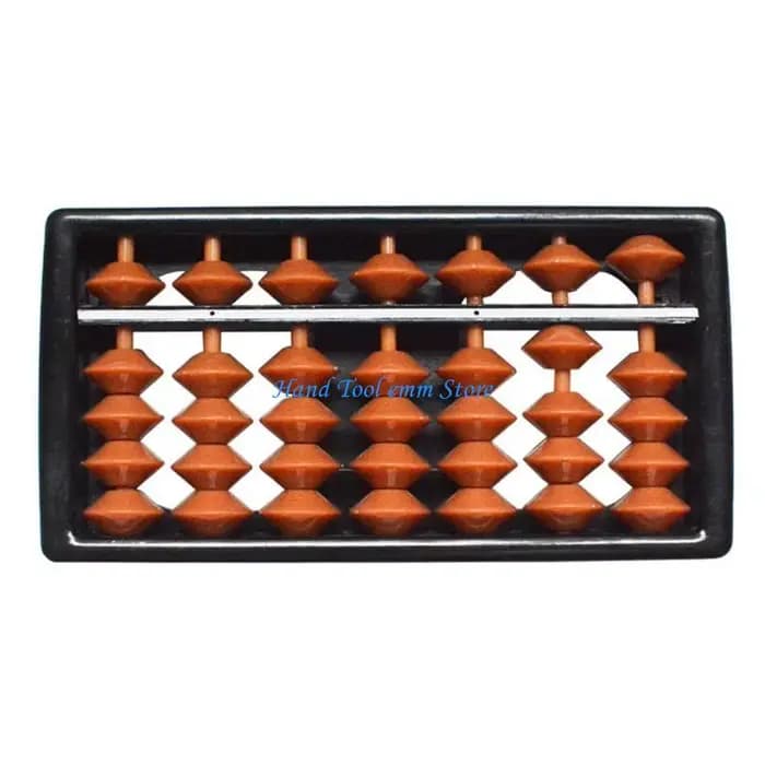 H37F Abacus Chinese Abacus Calculator 7 colonne à 17 colonnes