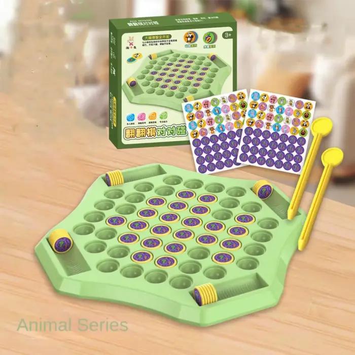 Jeu de mémoire à rabat de fruits, jeu d'échecs à rabat avec 60 cartes à motifs, entraînement à la Co