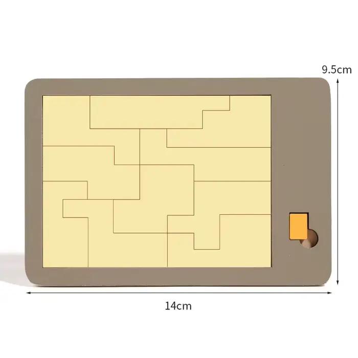 Puzzles en bois pour enfants, formation à la pensée logique, jeu d'activité de défi du cerveau brûla