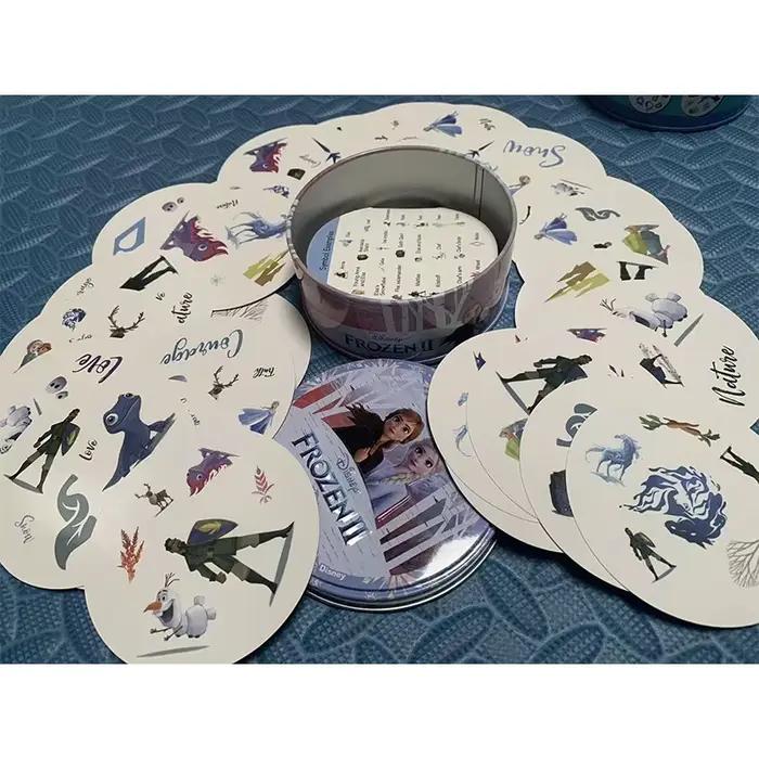 Jeu en boîte en métal, jeu amusant pour les fêtes en famille, portable pour le camping et les vacanc