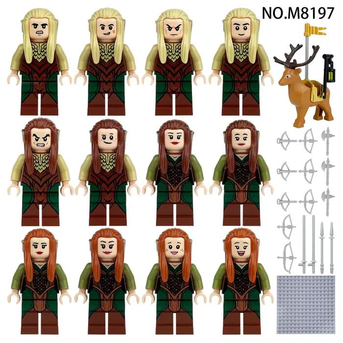 Elfe King Guoren 8197 enfants assemblés petit jouet cerf sika accessoires animaux