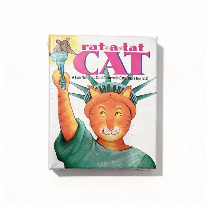 Jeu de cartes Rat-a-Tat Cat - Jeu de mémoire et de stratégie amusant pour enfants et familles (versi