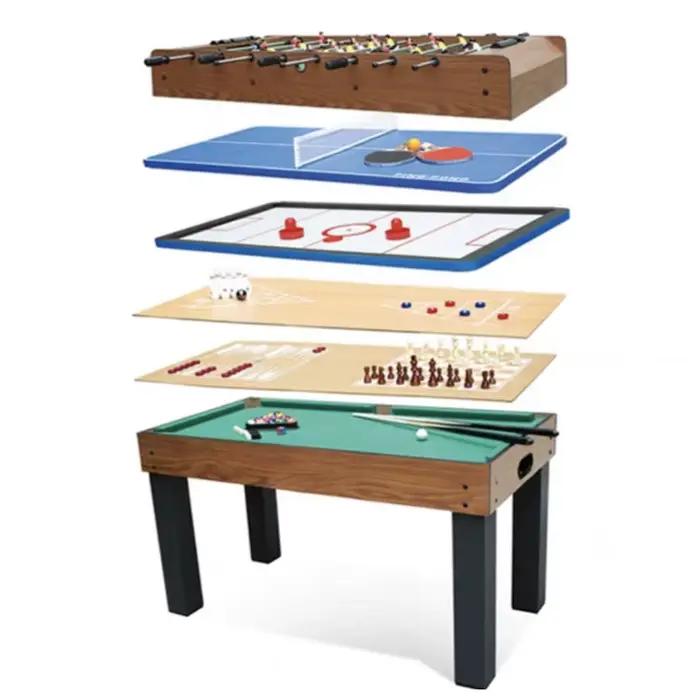 Table de jeu multifonctionnelle de 1.4M, Table de billard d'intérieur à combinaison multiple, Table 
