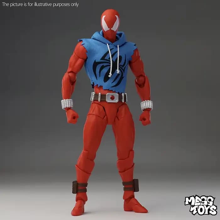 Nouvelles figurines d'action Spider-Man Scarlet de Mess Toys - Figurine de collection artisanale d'a