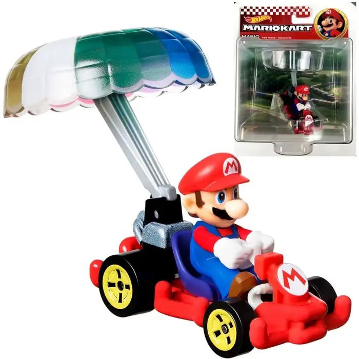 Assortiment de roues chaudes Premium 1/64 Mario Kart planeur modèle de voiture Super Mario Hotwheels