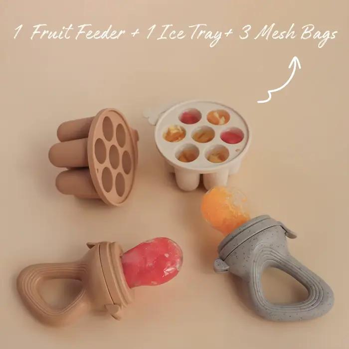 TeWindsor-Sucette en silicone pour bébé, mangeoire à fruits pour bébé, congélateur de nourriture, en
