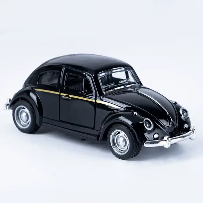 Classique 1: 36 tour alliage Double porte rétro coccinelle voitures modèle garçons et enfants jouets