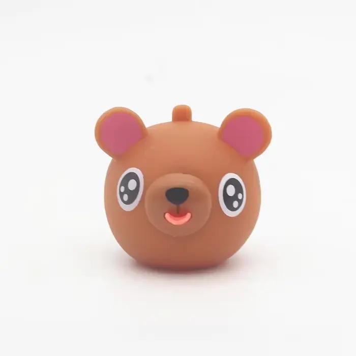 Jouets animaux parlants pour bébé, boule Jabber, langue, soulage le Stress, doux, mignon, tigre, coc