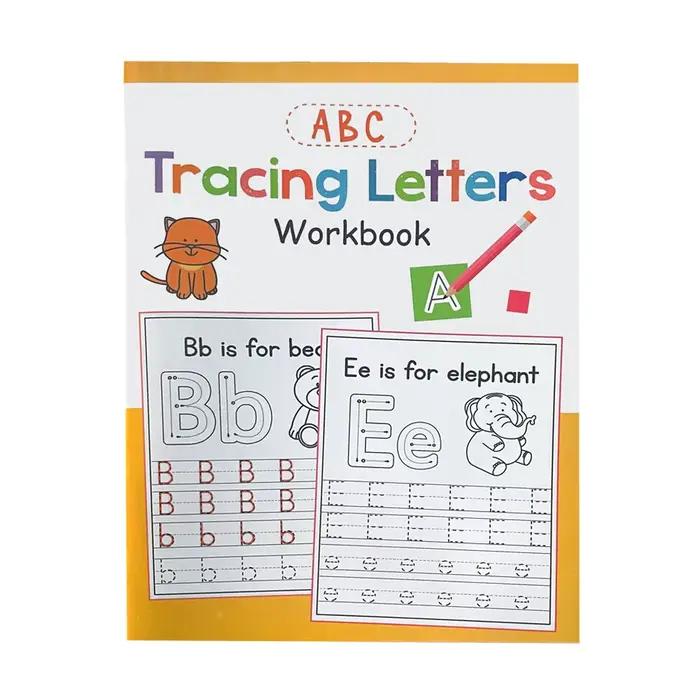 Cartes de traçage A-Z, cahier d'exercices d'écriture et de coloriage majuscules et minuscules, appre