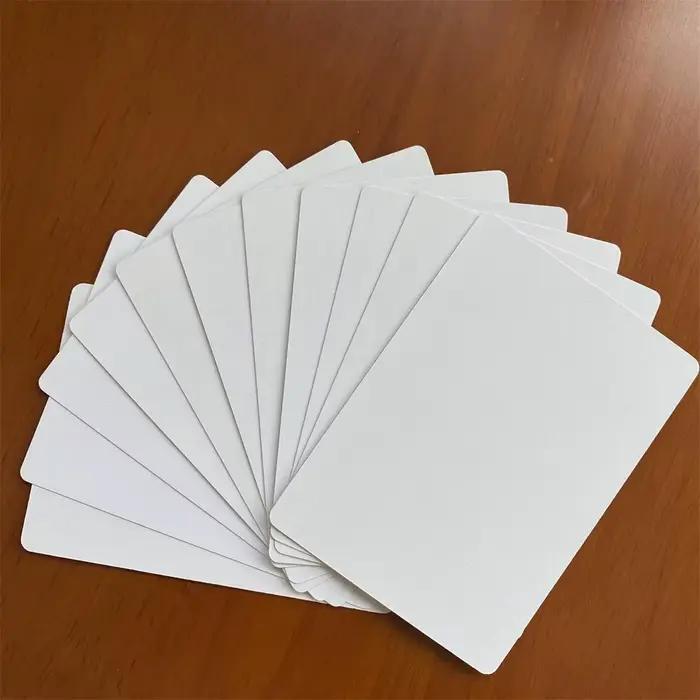Lot de 50 cartes blanches pour jeu de société, noyau blanc, ensemble standard, black anni, poker, de