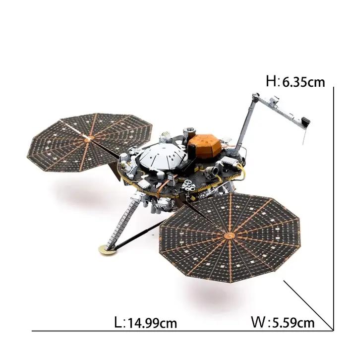 Exploration spatiale 3D Puzzle en métal navette Hubble télescope spatial Mars Rover modèle jouet pou