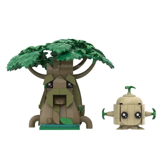 Jeu de construction MOC Divine Beast Medoh Naboris, modèle d'arbre animal, figurines d'action, briqu