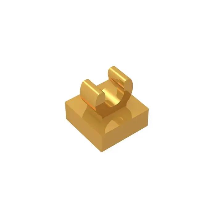Gobricks GDS-818 carrelage spécial 1x1 avec Clip avec bords arrondis compatible avec lego 15712 2555