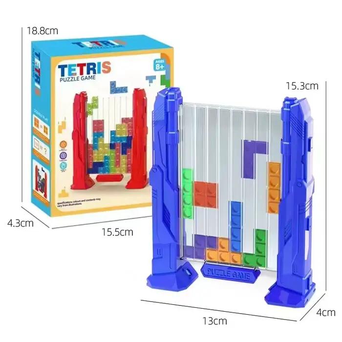 Jeu de puzzle Tetris avec blocs carrés mutés, boîte aléatoire, jeu de société, jouets d'intelligence