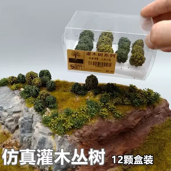 WikingMilitaire simulation scénario arbustes végétation train chemin de fer construction sable paysa