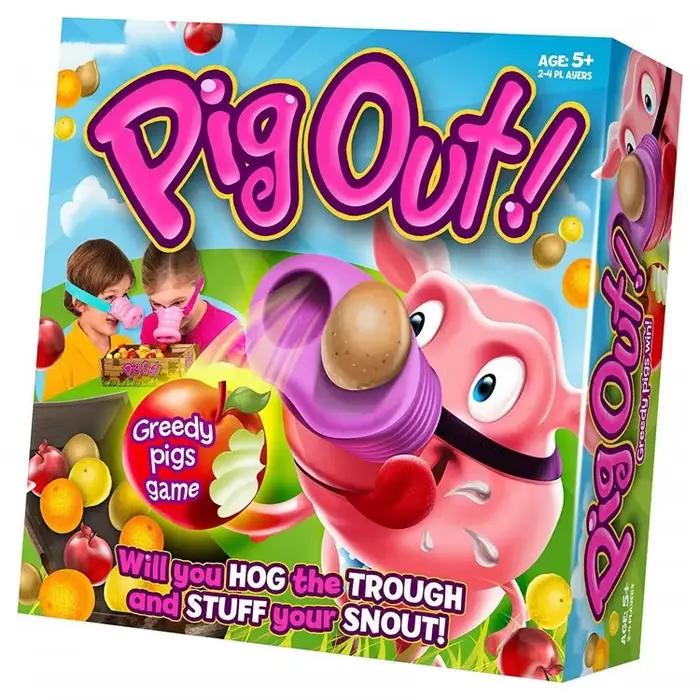 Jeu de société interactif et amusant « Nez de cochon » : Défi d'élimination pour enfants, famille, f