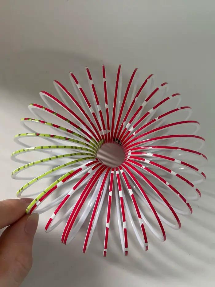 Jouet éducatif en forme de cercle arc-en-ciel à ressort pour enfants, lot de 1/3/6 pièces - Jouet an