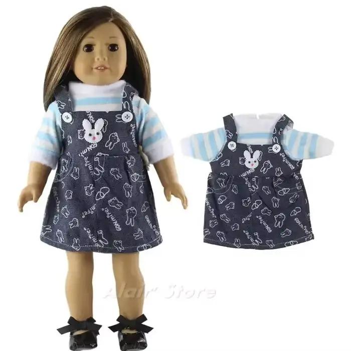 1 ensemble de beaux vêtements de poupée décontractés pour poupée américaine de 18 pouces, plusieurs 