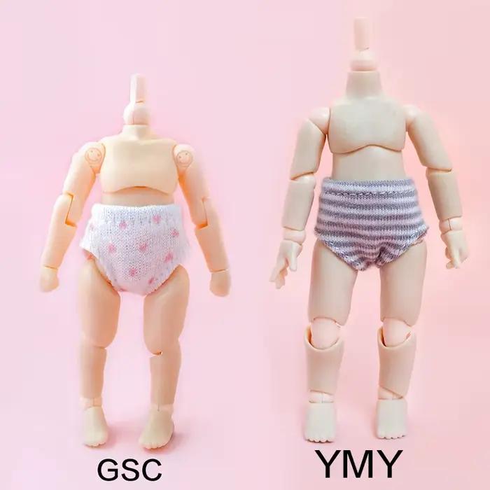 2 pièces Ob11 sous-vêtements de poupée Leggings culottes vêtements de poupée sous-vêtements culottes