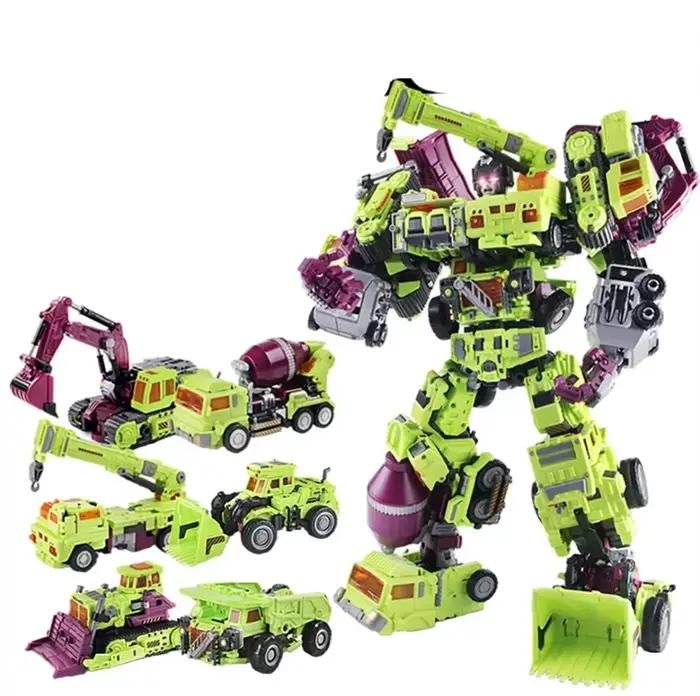 6IN1 NBK 42CM dévastateur jouet Transformation KO Robot voiture combinaison figurine pelle mélangeur