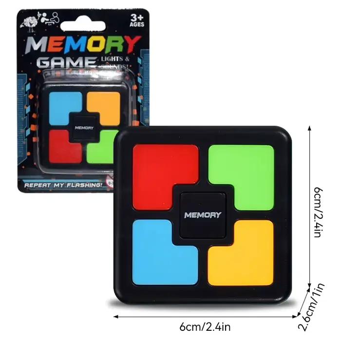Console de jeu de mémoire pour enfants, jouets sonores légers, jeu coule amusant, entraînement