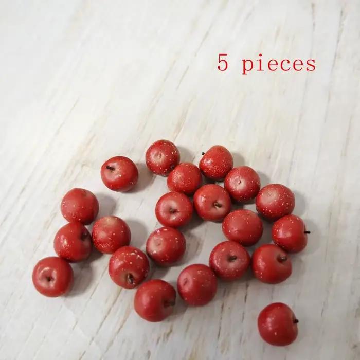 Accessoires miniatures pour maison de poupée Apple 112 : Ensemble de fruits réalistes pour décorer u