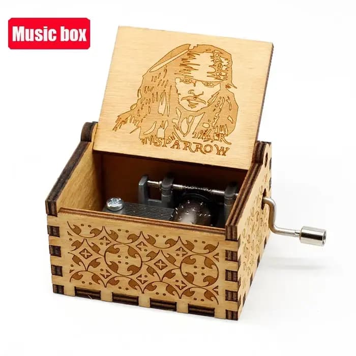 == Nouveau Anime la légende de Zelda boîte à musique bricolage créatif en bois qualité manivelle Col