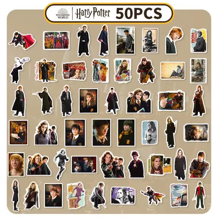 Autocollant série Harry Potter authentique, étiquette de papeterie de dessin animé pour Scrapbooks, 