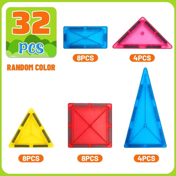 Blocs de Construction magnétiques, ensemble de Construction, jouet éducatif sensoriel Montessori pou